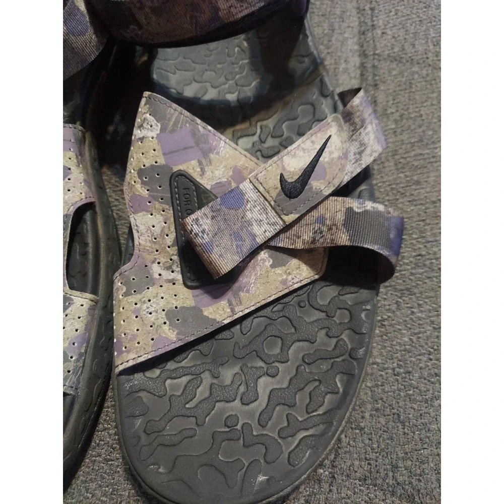 Nike ACG Air Deschutz SE Sandals Dark Driftwood Canyon Purple Men's Size 15 Pool